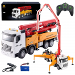 RC Huina Concrete Mixer Truck Remote Controlled Yellow 1:18