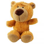 Plush Toy Teddy Bear with Suction Cup Brown 23 x 12 cm