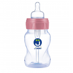 Anti-colic feeding bottle Classic 160ml pink