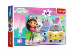 Puzzle &ndash; 60 &ndash; Gabby and Cat Adventures &ndash; Gabby's Dollhouse Movie &ndash; Trefl 17415