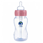 Anti-colic feeding bottle Classic 260ml pink