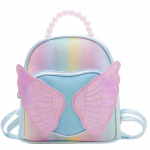 Children's Backpack Shiny Wings Pearls Blue 22cm