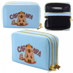 Two-compartment wallet with card compartments Kapybara Blue 12.5 x 8.5cm