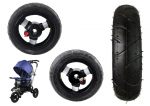 Plastic wheel with rubber tire (inflatable) PRO 700 front