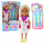 Ankiki Doctor Mini Doll Set with Treatment Accessories