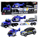 Police Truck Helicopter Car Police Car Lights Sounds Set