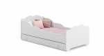 Anna lastevoodi 160x80 sahtliga Valge