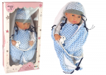 Bērnu lelle Baby Doll 46 cm Blue