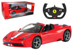 Radiovadāmā ma&scaron;īna ar pulti Rastar Laferrari Aperta Cabrio Red
