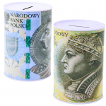 Metal Money Box For Children 500 Zloty Banknote 15 x 10.5cm