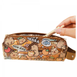 Small School Pencil Case Kit Capybara Transparent 19cm