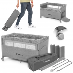 Kidnort Livsmilj&ouml; Oxford 300 Light gray Laste reisi voodi