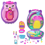 Polly Pocket Large Wearable Compact - Hedgehog Mama & Baby JBJ91