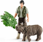 Schleich - Wild Life Ranger And Rhino Starter Set