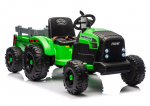 CH9959B Battery Operated Tractor with Trailer Light Green 24V
