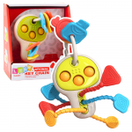 EDUCATIONAL SENSORY KEYS WITH MOVING ELEMENTS