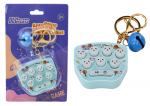 Electronic Pocket Game Keychain Pop It Arcade Blue