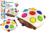 Hedgehog Sensory Toy Educational Board with Tabs