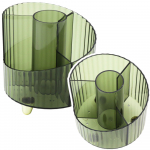 School Supplies Organizer Office Transparent Green