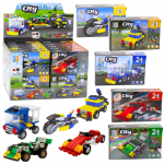 Creative Set Construction Blocks City Vehicles 2in1