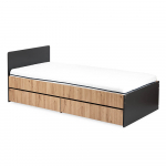 Laste voodi noortele 204x94 Klups DALIA ANTHRACITE-OAK