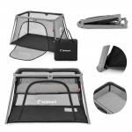 Kidnort Bleke Unique black Laste reisi voodi