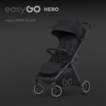 EasyGo Hero Ebony Black Jalutusk&auml;ru W/EA/HERO/EB