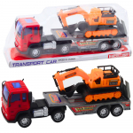 Set Truck Tow Truck Semi-trailer Crawler Excavator