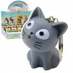 Backpack Keychain Kitten LED Flashlight Sounds Mix Color