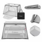 Kidnort Bleke Unique gray Laste reisi voodi