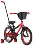 Laste jalgratas Tabou Rocket 16", must/punane
