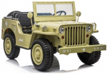 Divvietīgs bērnu elektromobilis Jeep JH101 Khaki