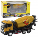 Concrete Mixer Construction Vehicle Metal Huina Khaki 1:50