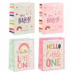 Hello Baby Little One Baby Gift Bag 36 x 12 x 10cm