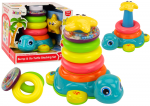 Pyramid Riding Turtle 2in1 Puzzle Wheels Lights Sounds