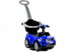 614W Toddlers Ride On Push Along with Parent Handle - Blue