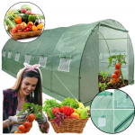 Foil Tunnel Garden Greenhouse 6x3x2m Foil 18m&sup2; UV-4 Premium