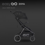 EasyGo Zoya Ebony Black Jalutusk&auml;ru W/EA/ZOYA/EB