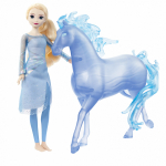 Frozen Fashion Doll Elsa & Nokk Horse Set HLW58