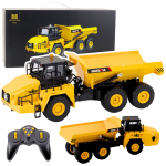 Huina Remote Controlled RC Dumper Truck 1553 Yellow 1:16