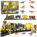 Classic Train Dinosaurs Lights Sounds Smoke 39 pcs.