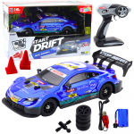 Drift Car Racing Car RC Blue 30km/h 1:16