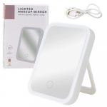 LED Illuminated Mirror 3 Lighting Modes 90&deg; Tilt Angle White