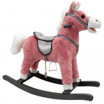 Rocking Horse 74 cm Pink Tones
