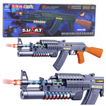Toy AK-47 Rifle Shooting Simulation LED Lights Sounds