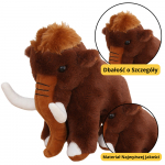 Plush Mascot Cuddly Toy Mammoth Brown 20cm