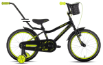 Laste jalgratas Tabou Rocket CS 14", must/laimiroheline