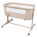 Saliekamā gulta 2-in1 NALI beige: sānu gultiņa vai brīvi stāvo&scaron;ā