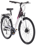 Naiste matkajalgratas Tabou Kinetic 3 W white-burgundy 28"