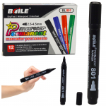 Permanent Marker Waterproof Black 2.5-4.5 mm